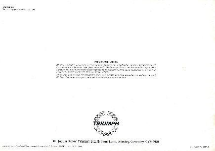 Triumph- Spitfire 1500 (R&uuml;ckseite)